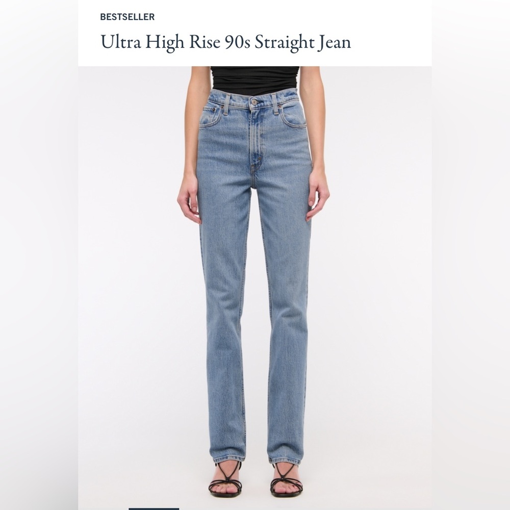 Abercrombie Curve Love 90s Straight Jean